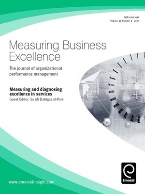 cover image of Measuring Business Excellence, Volume 13, Issue 1